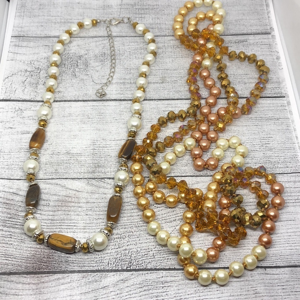 Curated Bundle Flapper Glam Statement Style Neckl… - image 2